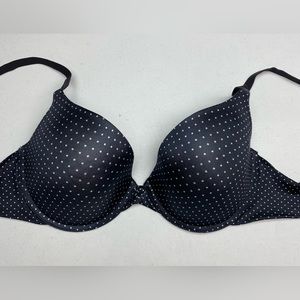 Maidenform NANY/WHT DOTS T-shirt Demi, 36D  *P1013